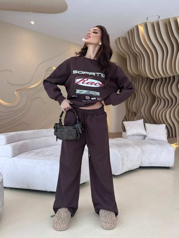 Купить Женский костюм коричневый оптом Садовод Интернет-каталог Садовод интернет-каталог