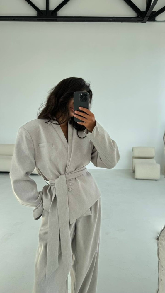 Купить Женский костюм серый оптом Садовод Интернет-каталог Садовод интернет-каталог