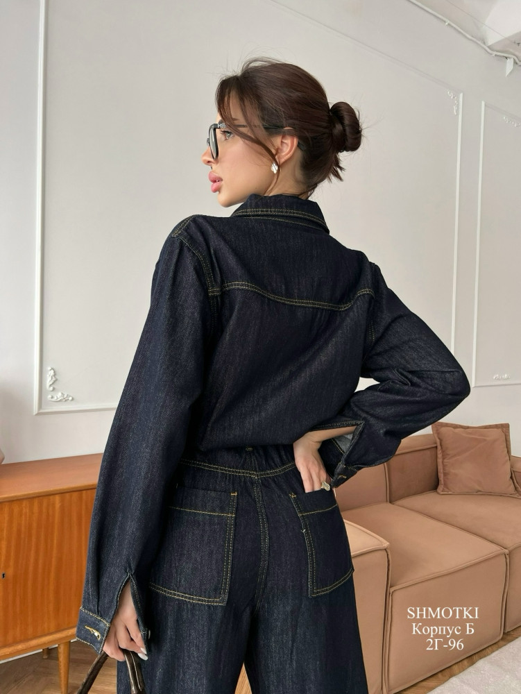 Купить Женский комбинезон темно-синий оптом Садовод Интернет-каталог Садовод интернет-каталог