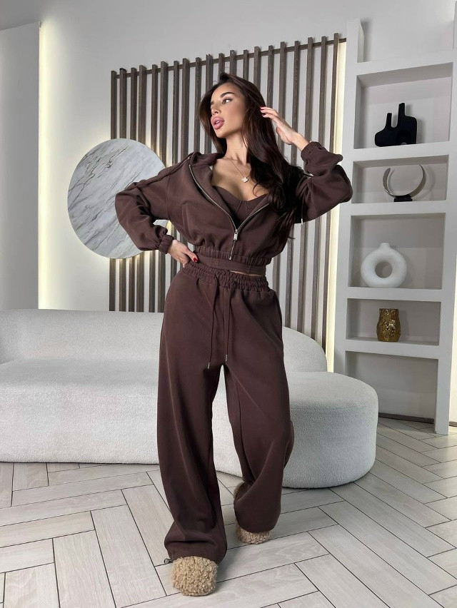 Купить Женский костюм коричневый оптом Садовод Интернет-каталог Садовод интернет-каталог