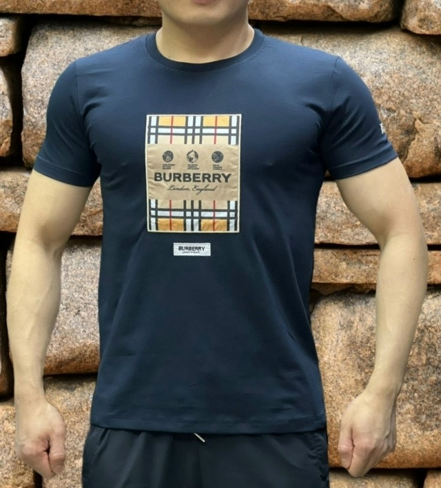 Купить Мужская футболка темно-синяя оптом Садовод Интернет-каталог Садовод интернет-каталог