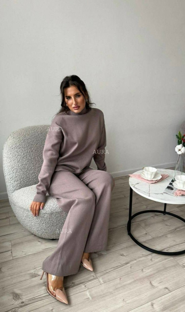 Купить Женский костюм коричневый оптом Садовод Интернет-каталог Садовод интернет-каталог