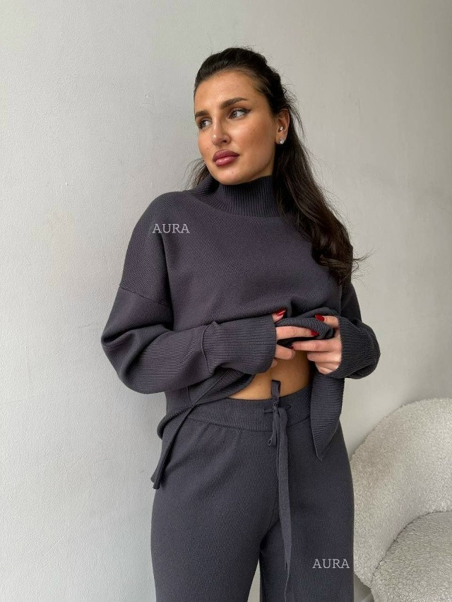 Купить Женский костюм серый оптом Садовод Интернет-каталог Садовод интернет-каталог