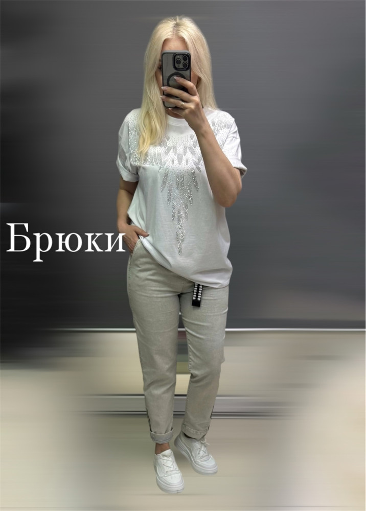 Купить Женские брюки серые оптом Садовод Интернет-каталог Садовод интернет-каталог