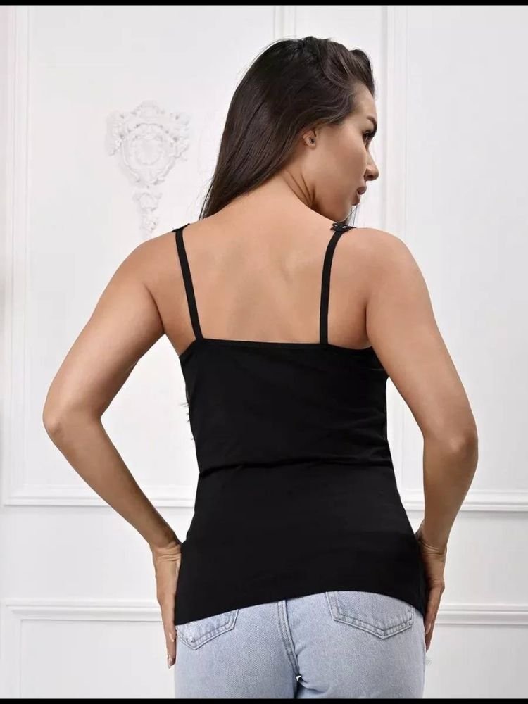 Купить Женская майка черная оптом Садовод Интернет-каталог Садовод интернет-каталог