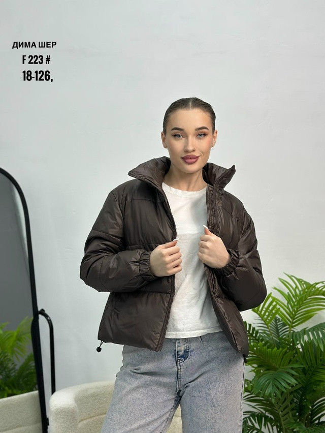 Купить Куртка женская коричневая оптом Садовод Интернет-каталог Садовод интернет-каталог