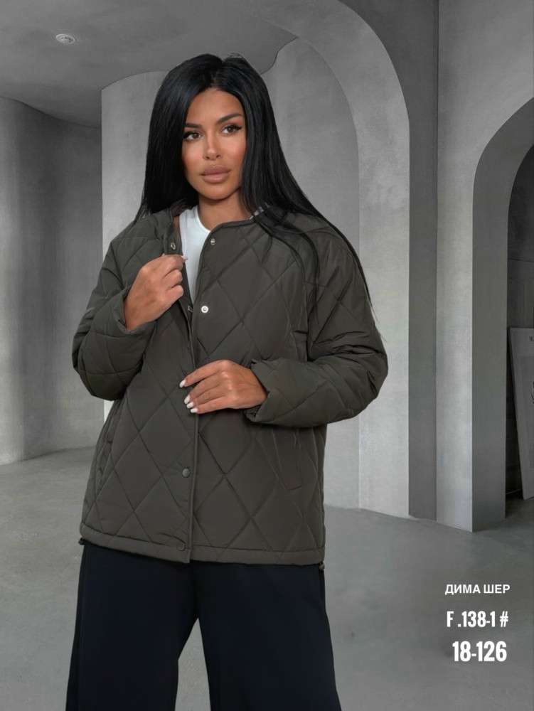 Купить Куртка женская зеленая оптом Садовод Интернет-каталог Садовод интернет-каталог