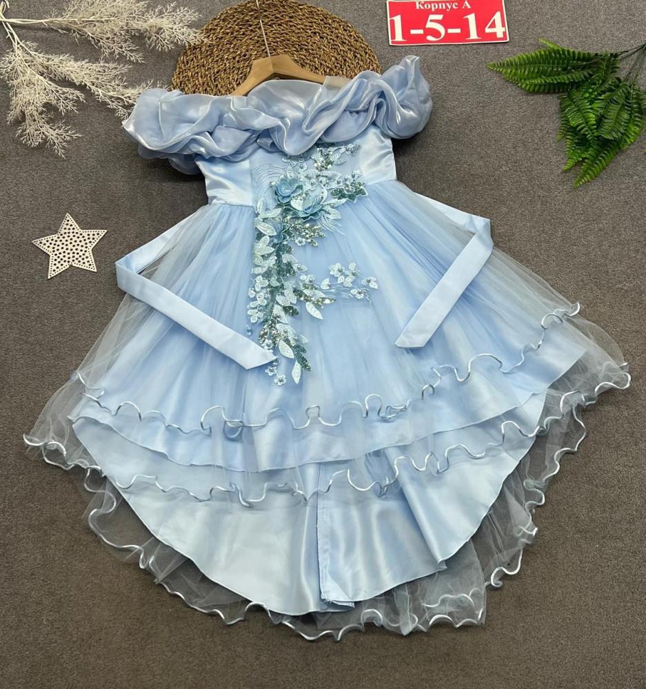 Купить Платье голубое оптом Садовод Интернет-каталог Садовод интернет-каталог