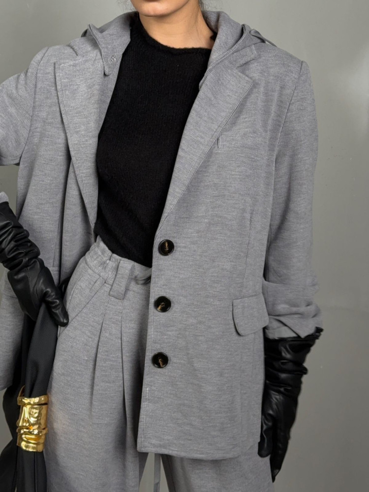 Купить Женский костюм серый оптом Садовод Интернет-каталог Садовод интернет-каталог