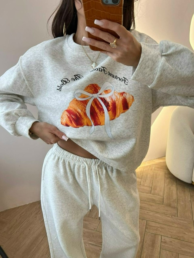 Купить Женский костюм светло-серый оптом Садовод Интернет-каталог Садовод интернет-каталог