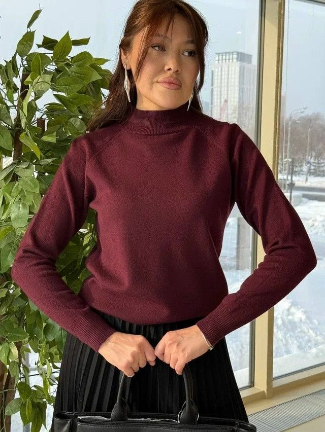 Купить Джемпер бордовый оптом Садовод Интернет-каталог Садовод интернет-каталог