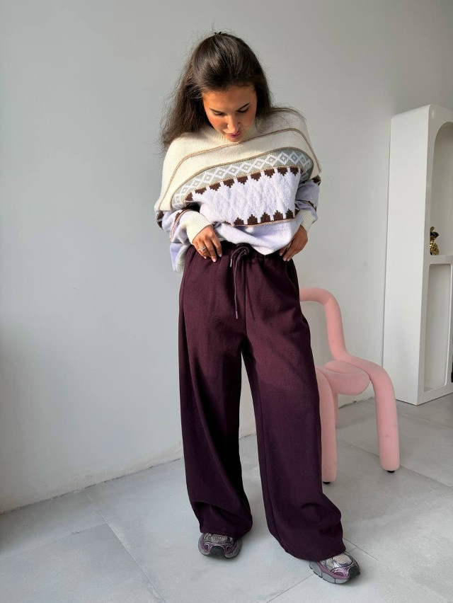 Купить Женские брюки фиолетовые оптом Садовод Интернет-каталог Садовод интернет-каталог