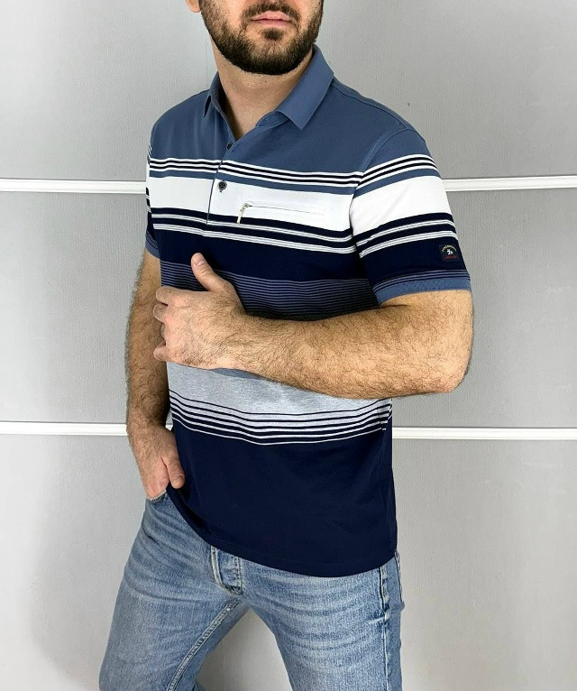 Купить Мужская футболка синяя оптом Садовод Интернет-каталог Садовод интернет-каталог