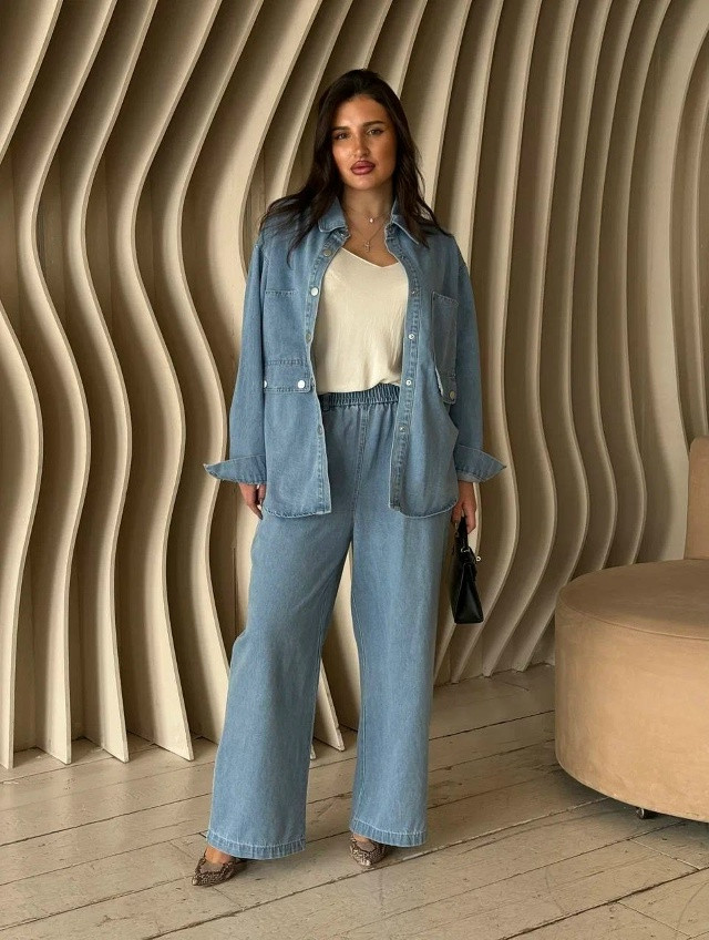 Купить Женский костюм голубой оптом Садовод Интернет-каталог Садовод интернет-каталог