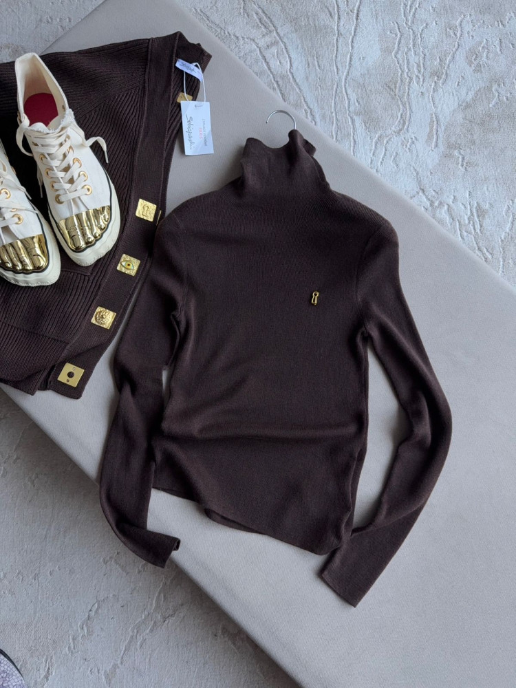 Купить Женская водолазка коричневая оптом Садовод Интернет-каталог Садовод интернет-каталог