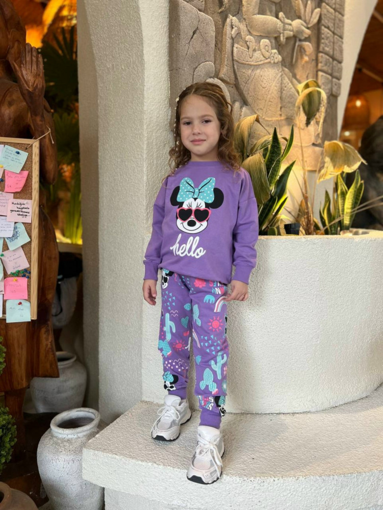 Купить Детский костюм фиолетовый оптом Садовод Интернет-каталог Садовод интернет-каталог