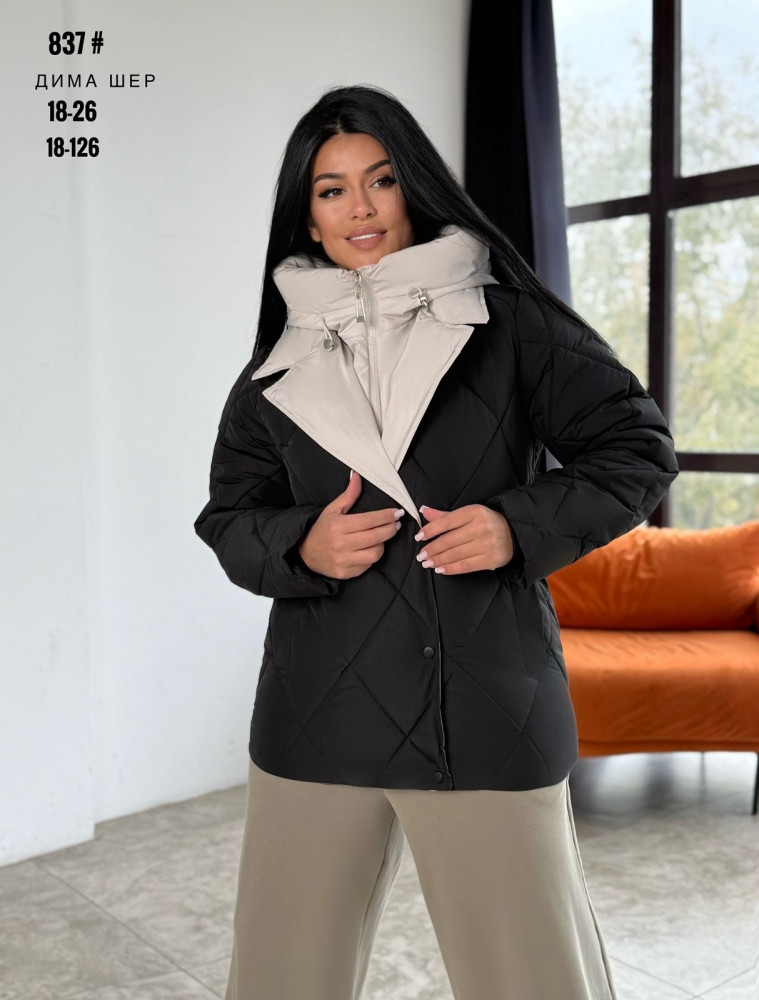 Купить Куртка женская черная оптом Садовод Интернет-каталог Садовод интернет-каталог