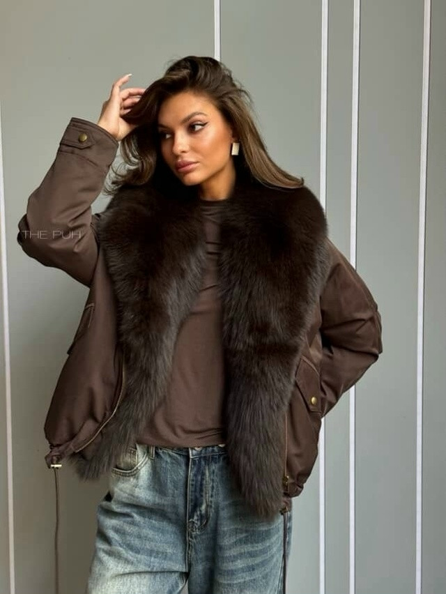 Купить Куртка женская коричневая оптом Садовод Интернет-каталог Садовод интернет-каталог