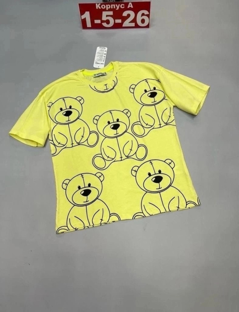 Купить Детская футболка желтая оптом Садовод Интернет-каталог Садовод интернет-каталог