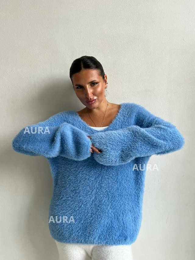 Купить Джемпер голубой оптом Садовод Интернет-каталог Садовод интернет-каталог