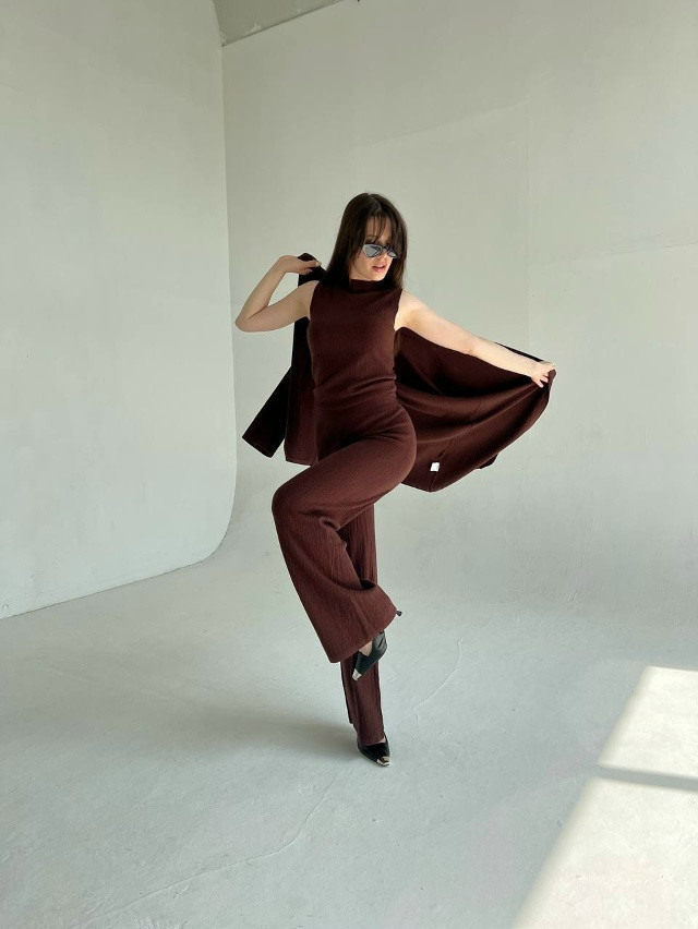 Купить Костюм коричневый оптом Садовод Интернет-каталог Садовод интернет-каталог