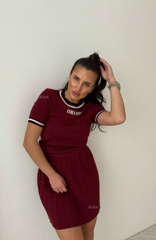 Купить Женский костюм бордовый оптом Садовод Интернет-каталог Садовод интернет-каталог