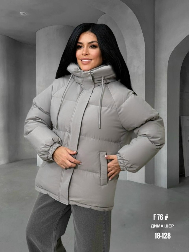 Купить Куртка женская серая оптом Садовод Интернет-каталог Садовод интернет-каталог