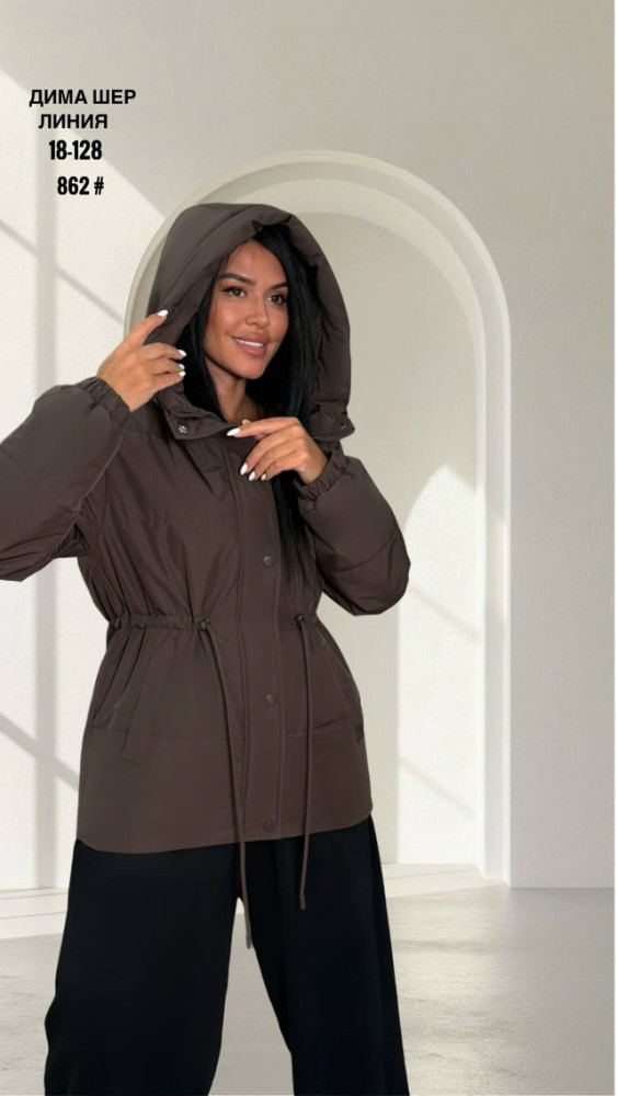 Купить Куртка женская коричневая оптом Садовод Интернет-каталог Садовод интернет-каталог