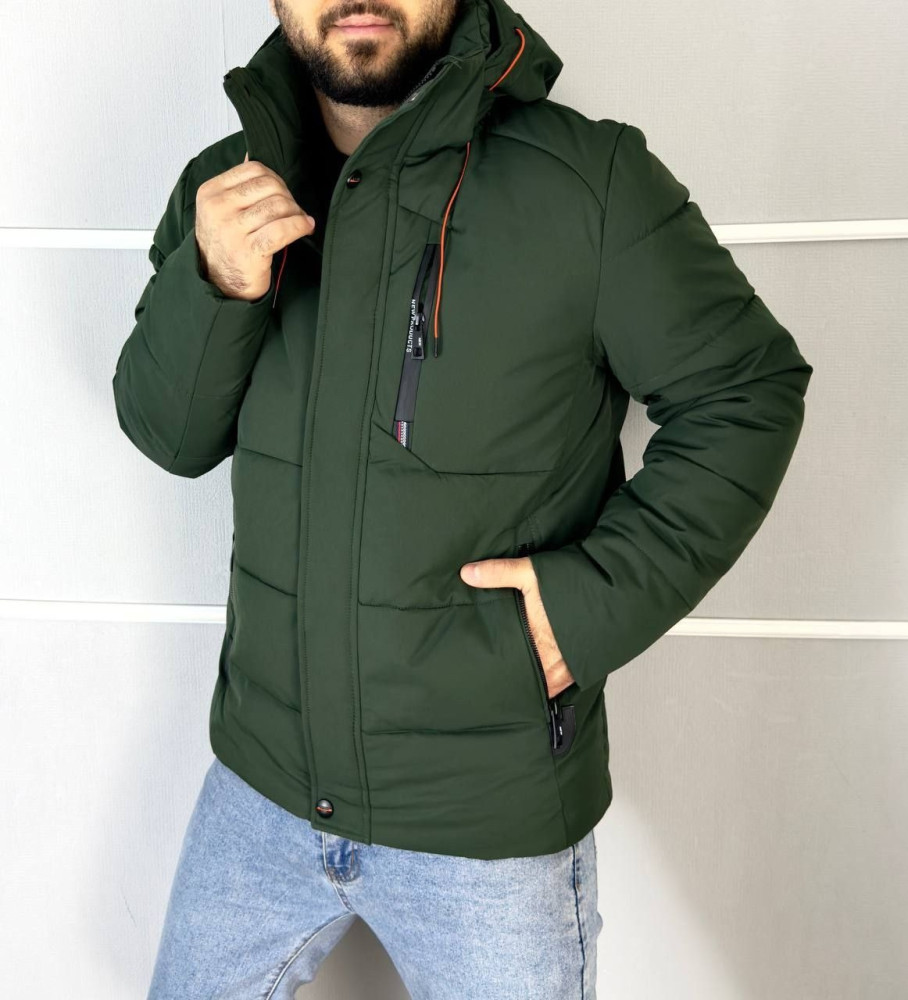 Купить Куртка мужская зеленая оптом Садовод Интернет-каталог Садовод интернет-каталог