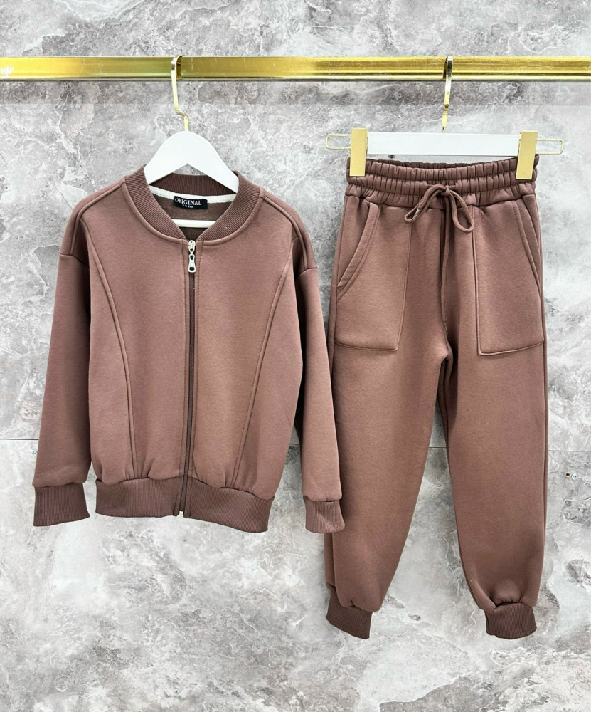 Купить Детский костюм коричневый оптом Садовод Интернет-каталог Садовод интернет-каталог