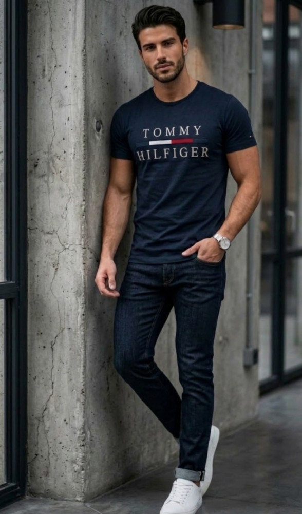 Купить Мужская футболка синяя оптом Садовод Интернет-каталог Садовод интернет-каталог