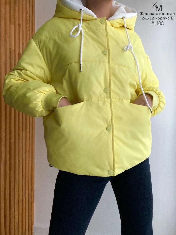 Купить Куртка женская желтая оптом Садовод Интернет-каталог Садовод интернет-каталог