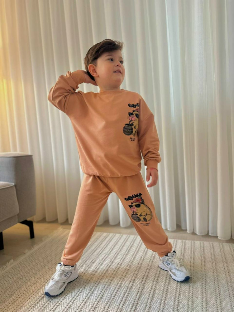 Купить Детский костюм бежевый оптом Садовод Интернет-каталог Садовод интернет-каталог