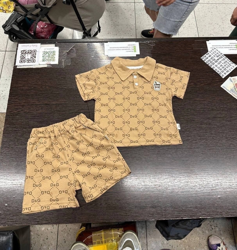 Купить Детский костюм коричневый оптом Садовод Интернет-каталог Садовод интернет-каталог