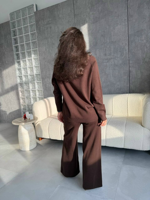 Купить Женский костюм коричневый оптом Садовод Интернет-каталог Садовод интернет-каталог