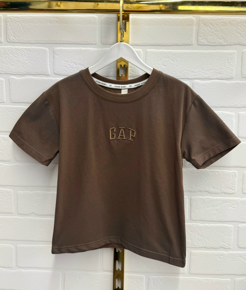 Купить Детская футболка коричневая оптом Садовод Интернет-каталог Садовод интернет-каталог