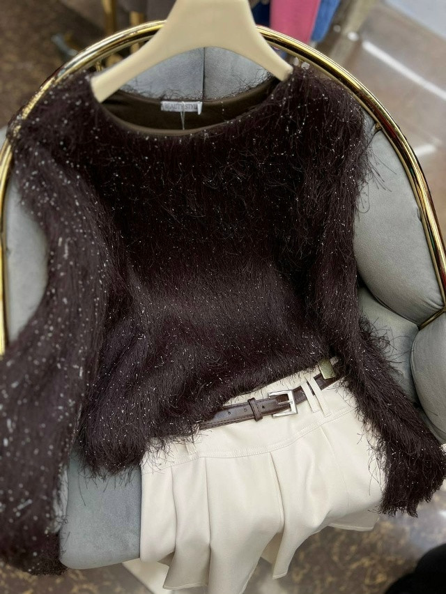 Купить Джемпер коричневый оптом Садовод Интернет-каталог Садовод интернет-каталог