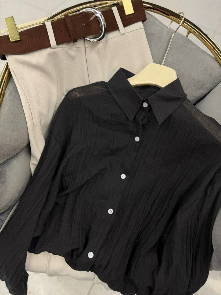 Купить Женская рубашка черная оптом Садовод Интернет-каталог Садовод интернет-каталог