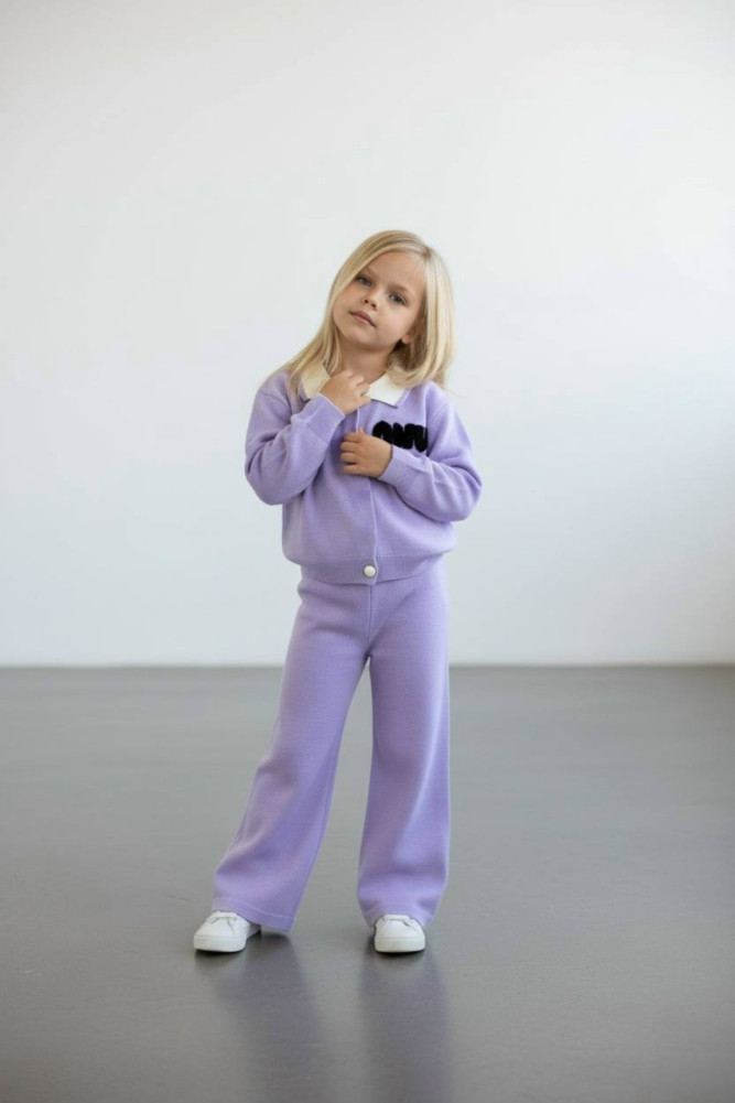 Купить Детский костюм сиреневый оптом Садовод Интернет-каталог Садовод интернет-каталог