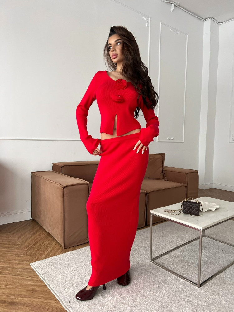 Купить Женский костюм красный оптом Садовод Интернет-каталог Садовод интернет-каталог