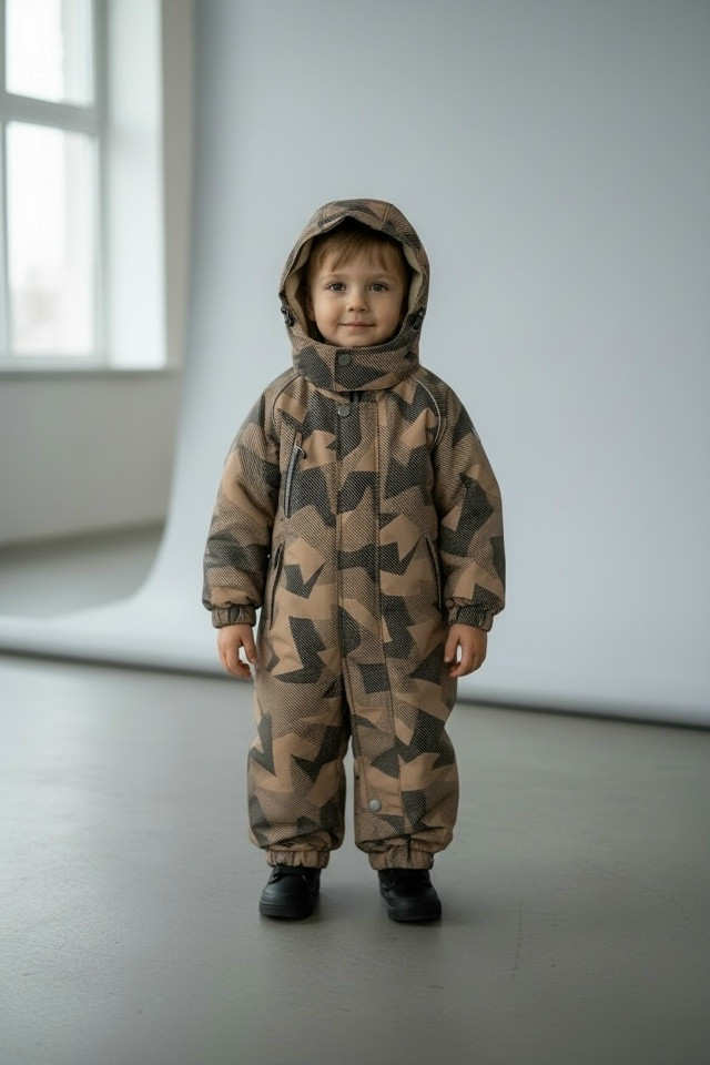 Купить Детский комбинезон коричневый оптом Садовод Интернет-каталог Садовод интернет-каталог