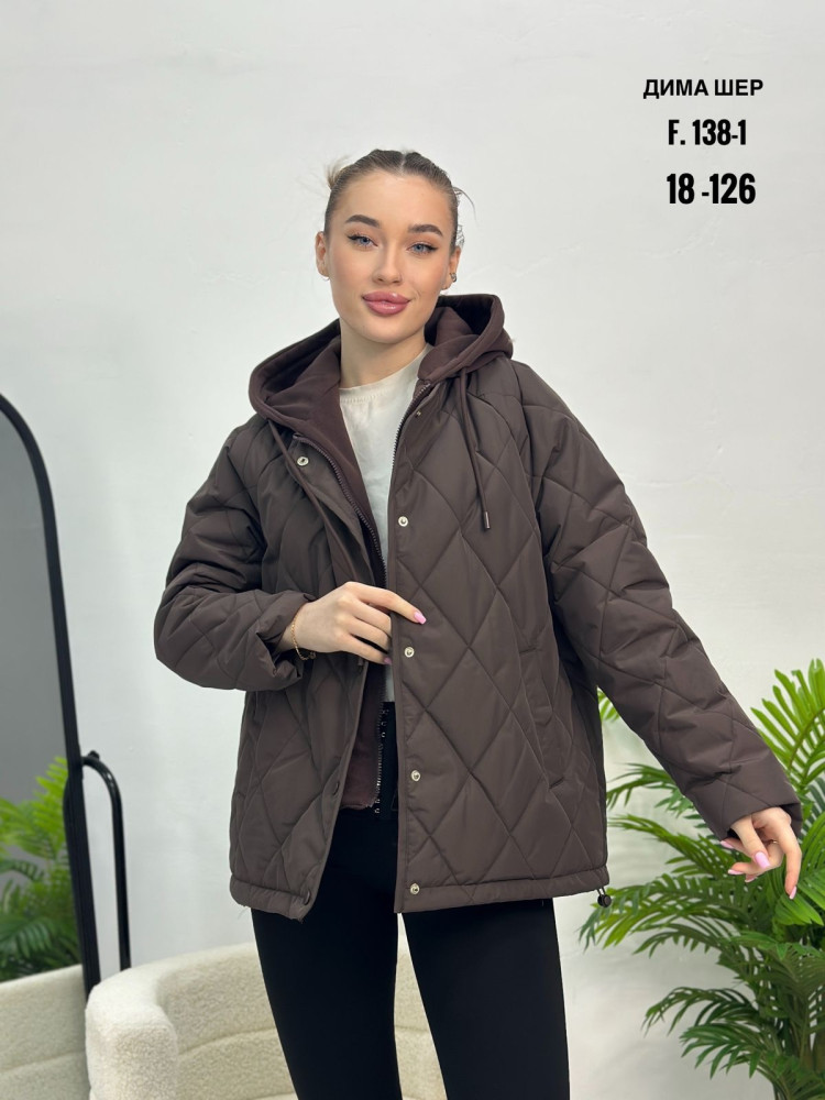 Купить Куртка женская коричневая оптом Садовод Интернет-каталог Садовод интернет-каталог