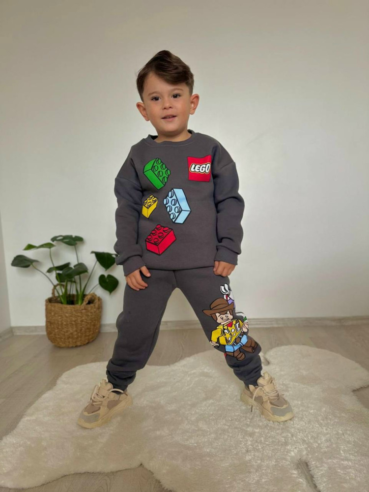 Купить Детский костюм серый оптом Садовод Интернет-каталог Садовод интернет-каталог