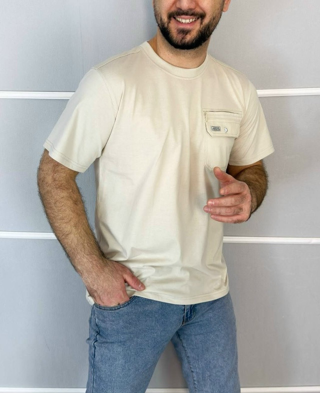 Купить Мужская футболка молочная оптом Садовод Интернет-каталог Садовод интернет-каталог