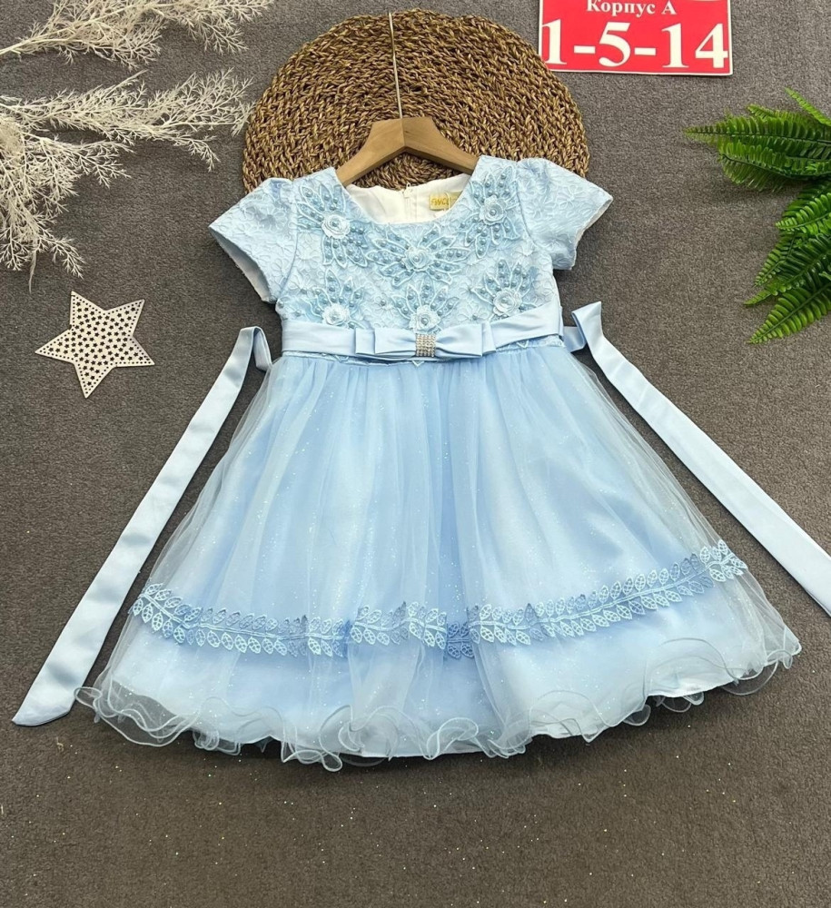 Купить Платье голубое оптом Садовод Интернет-каталог Садовод интернет-каталог