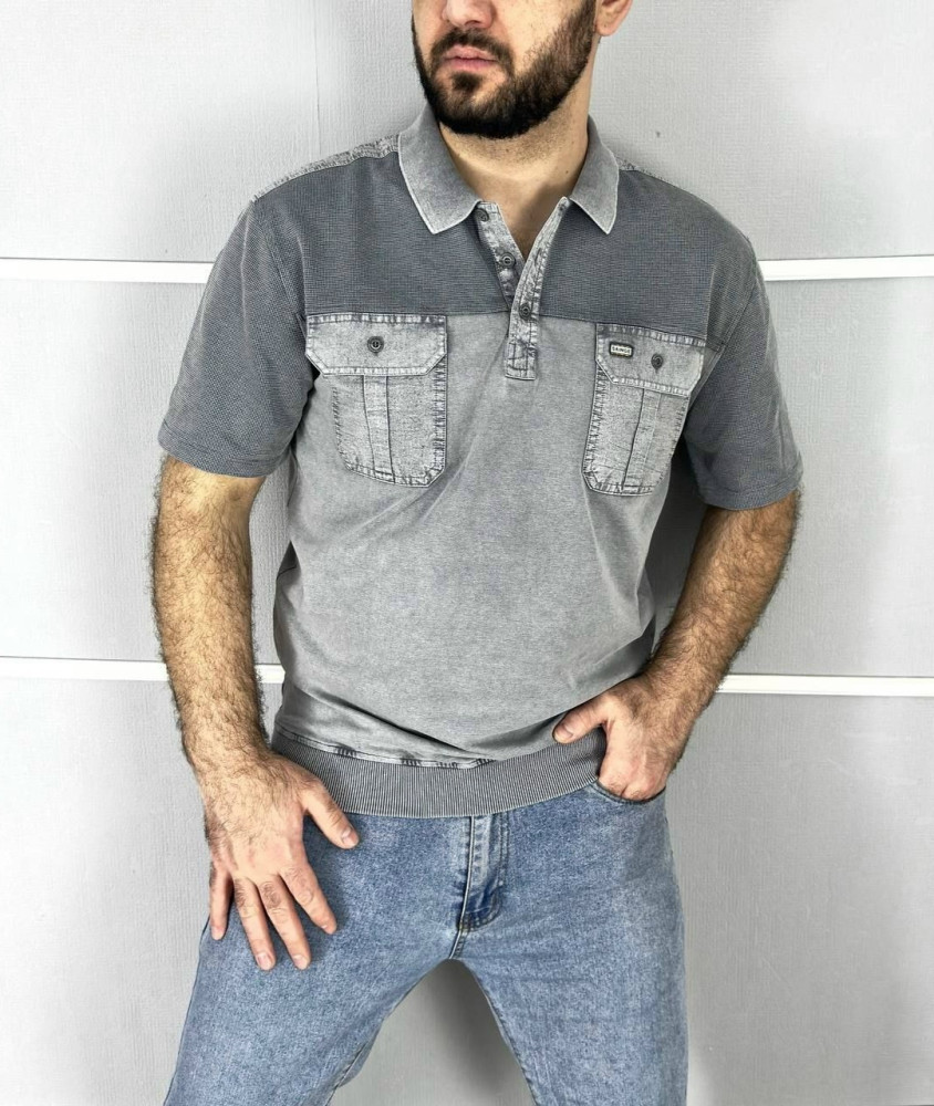 Купить Мужская футболка темно-серая оптом Садовод Интернет-каталог Садовод интернет-каталог