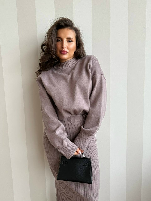 Купить Женский костюм сиреневый оптом Садовод Интернет-каталог Садовод интернет-каталог