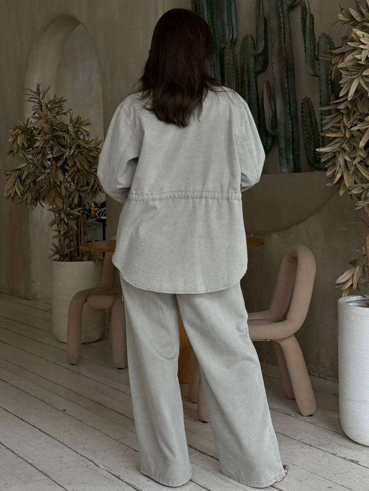 Купить Женский костюм серый оптом Садовод Интернет-каталог Садовод интернет-каталог